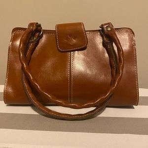 Patricia nash real leather brown vintage purse